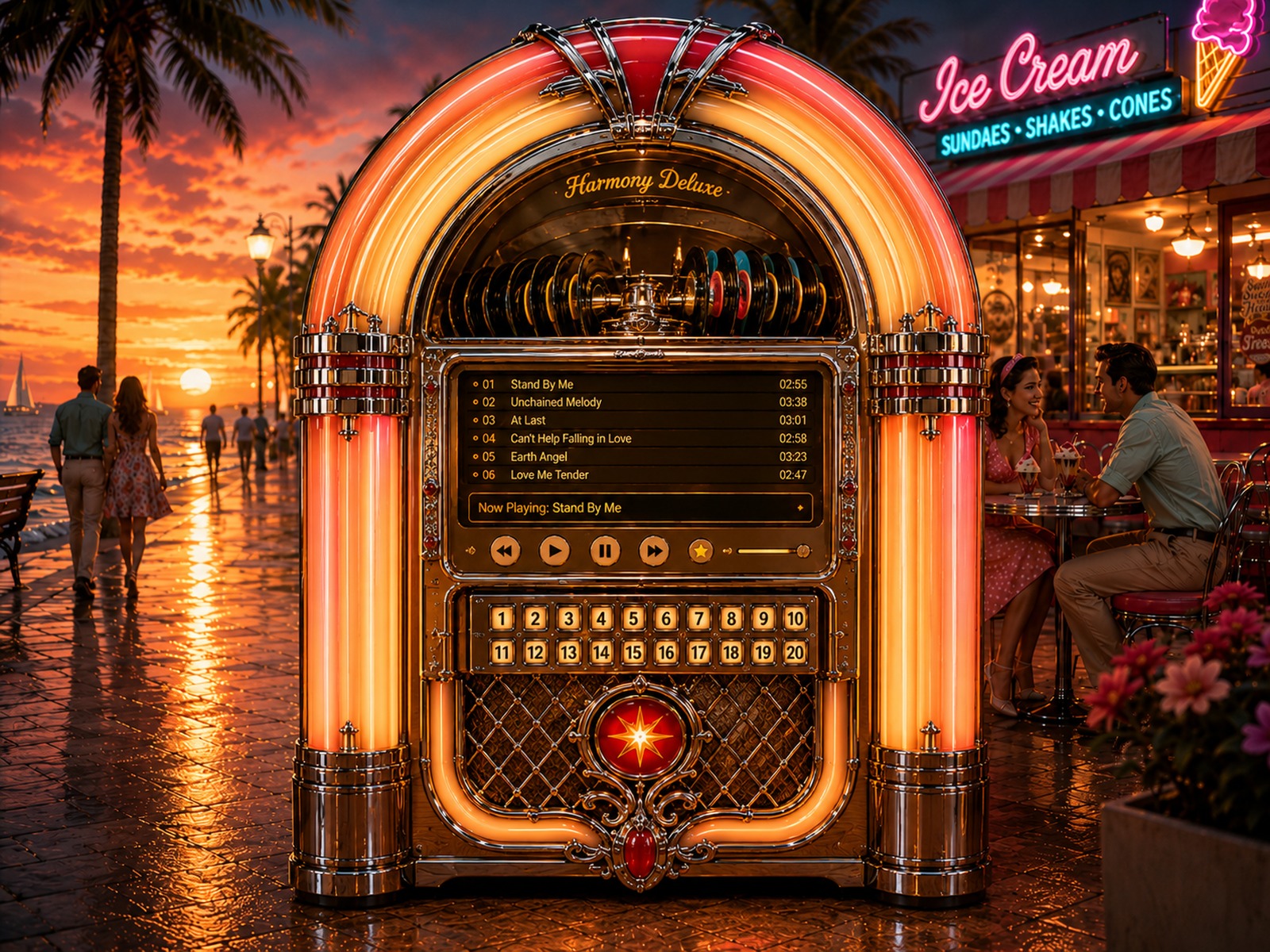 Wurlitzer PC – Retro Eisdiele