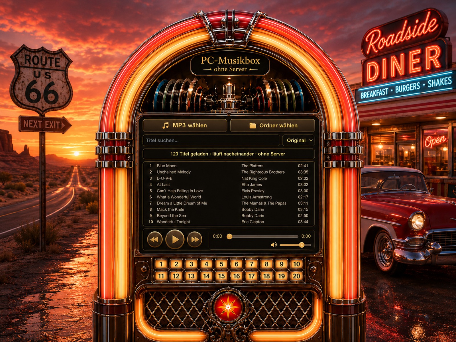 Wurlitzer PC – Route 66 Diner