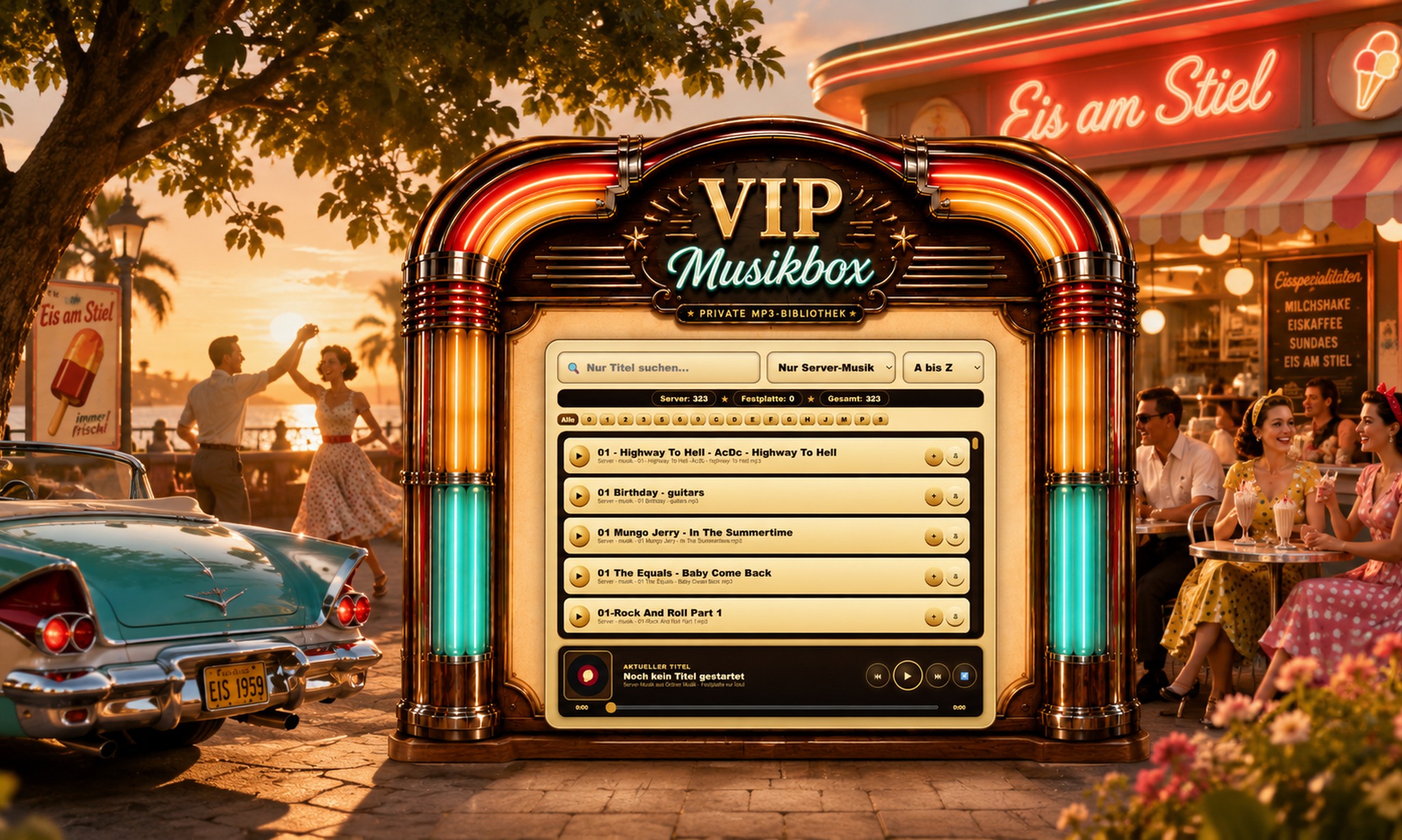 Wurlitzer Server – Eis am Stiel
