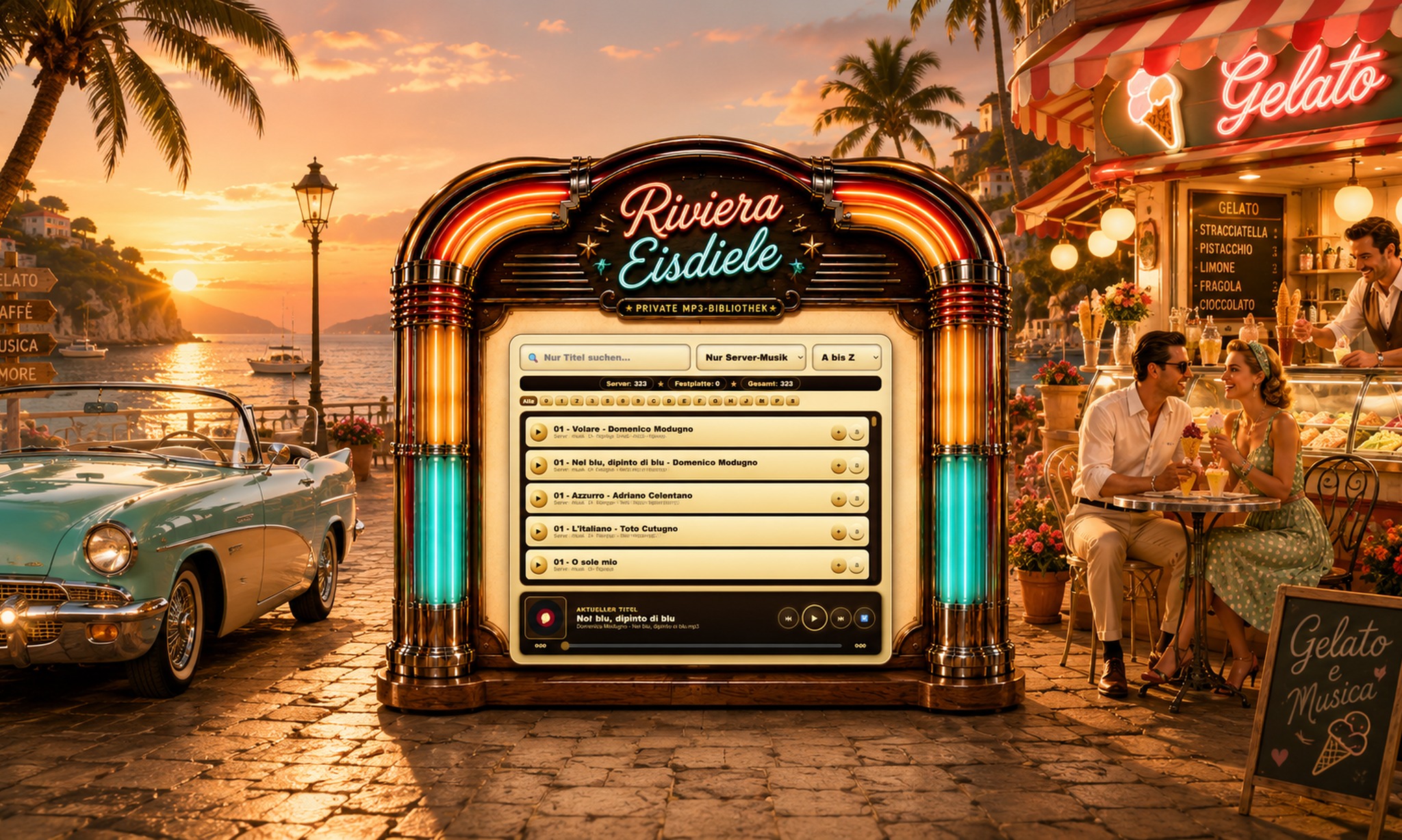 Wurlitzer Server – Riviera Eisdiele