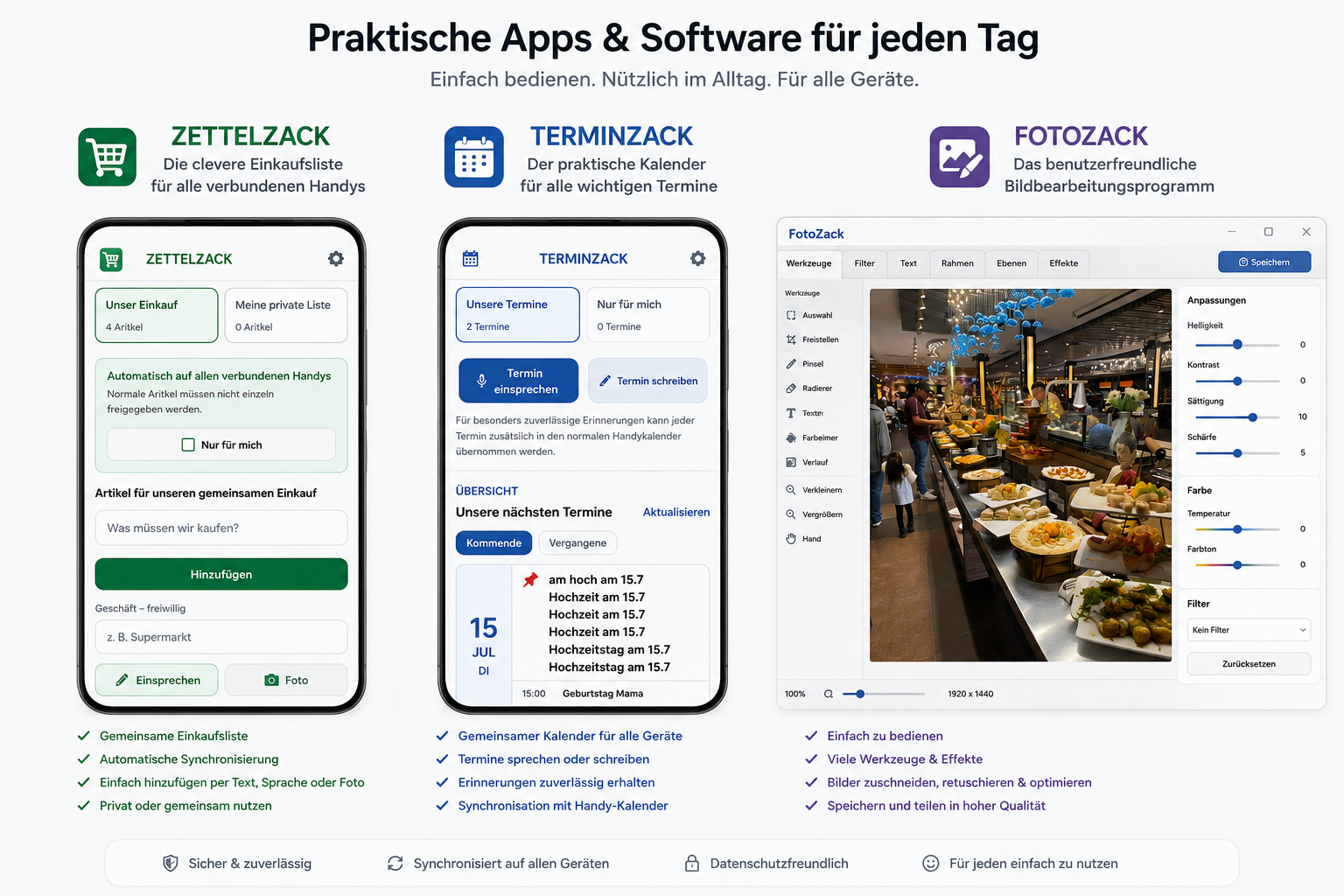 Zack-Paket: ZettelZack + TerminZack